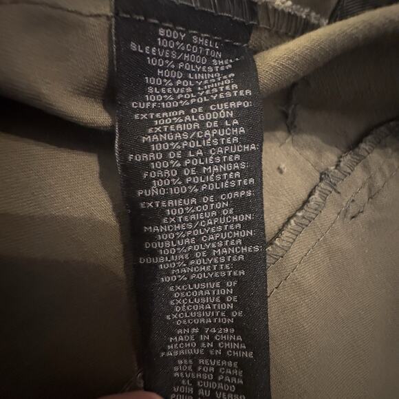 Madden NYC Camo Utility Jacket Hoodie Womens M Army Green Camo Zip Up Y2K - Picture 10 of 10